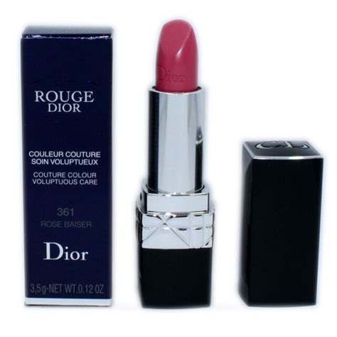 dior rose baiser lipstick|Dior Rose Baiser (361) Rouge Dior Lip Color Product Info.